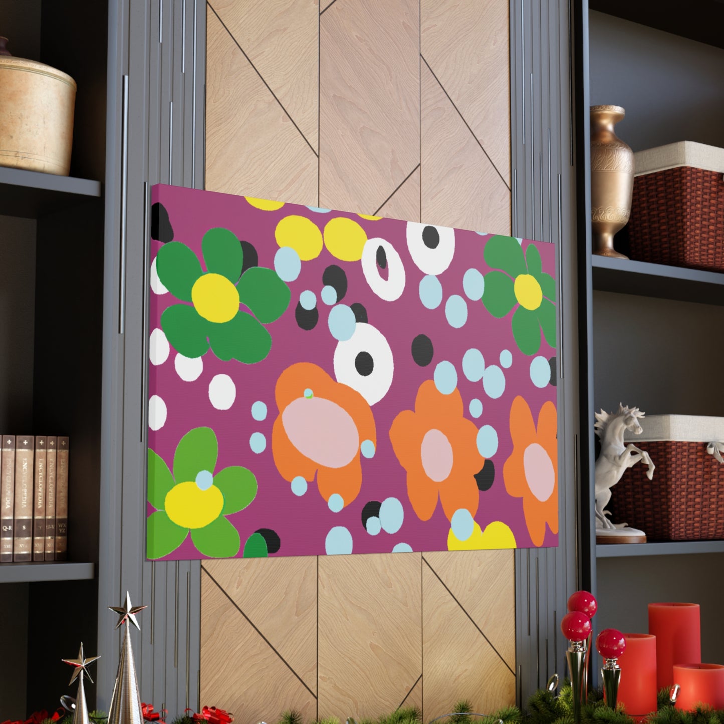 "Floral Fantasia" - Floral Canvas