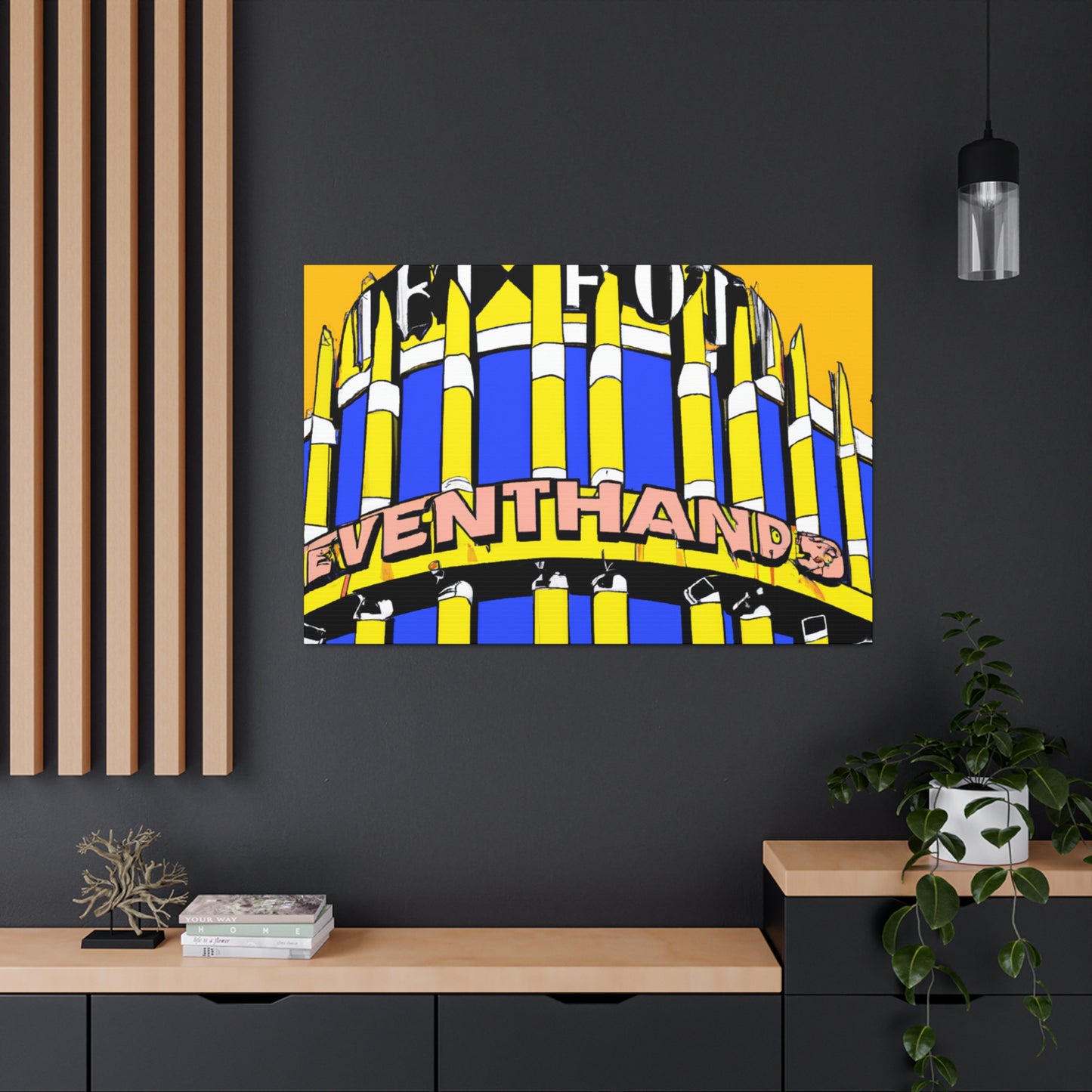 Column Town - Canvas Pop art