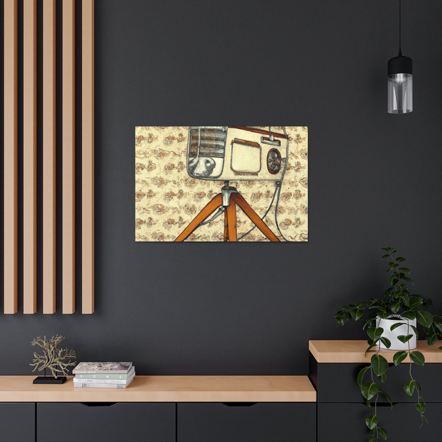 Timewarp Tech - Retro Music and Film Canvas