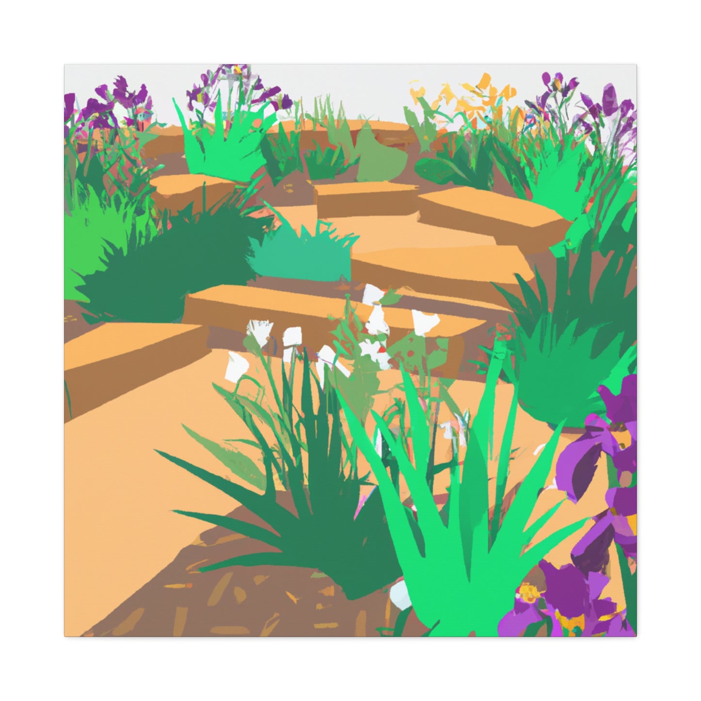 Zenflower Landscape - Canvas