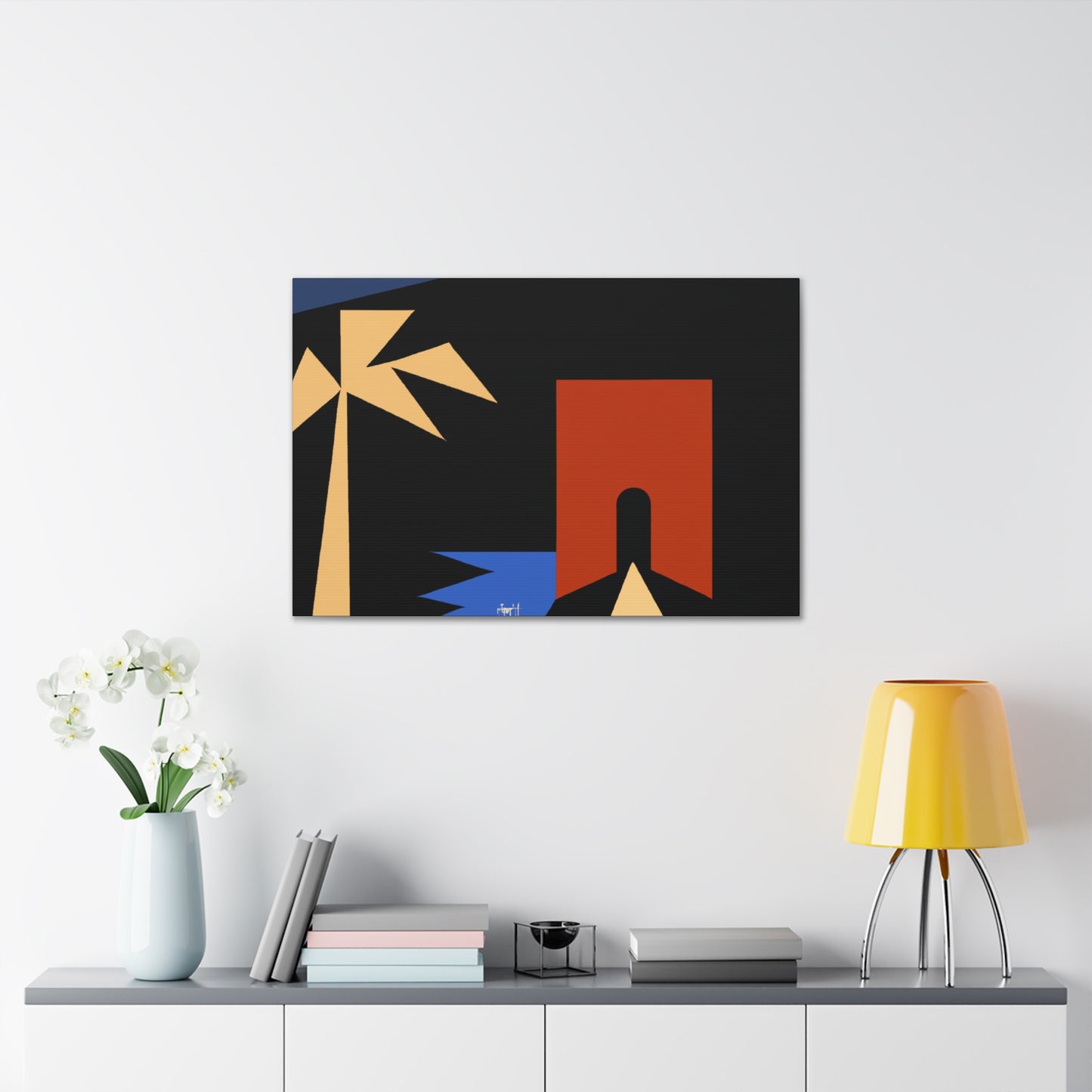 Musing Peaks - Midcentury - Canvas