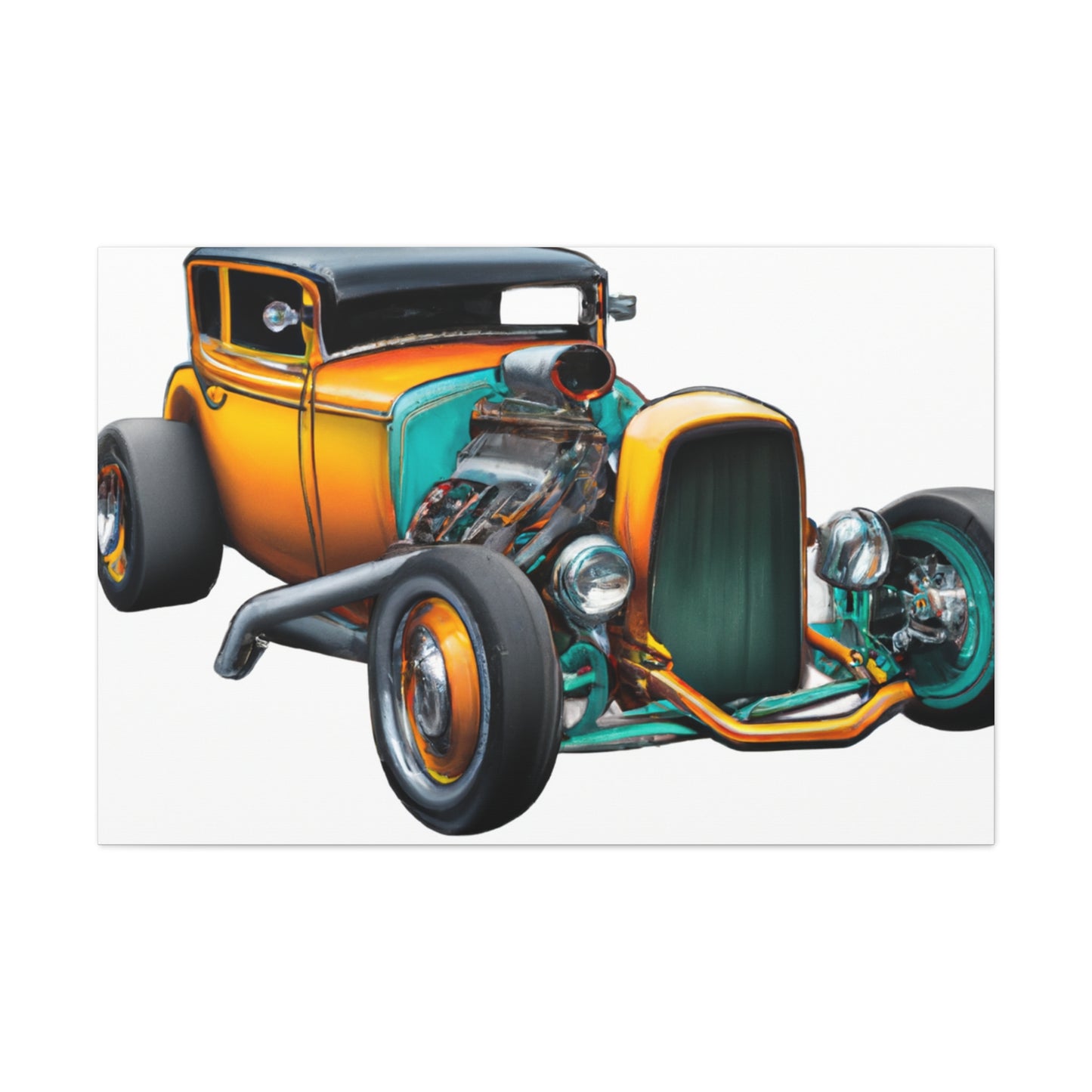 Vintage Burner - Automobile - Canvas