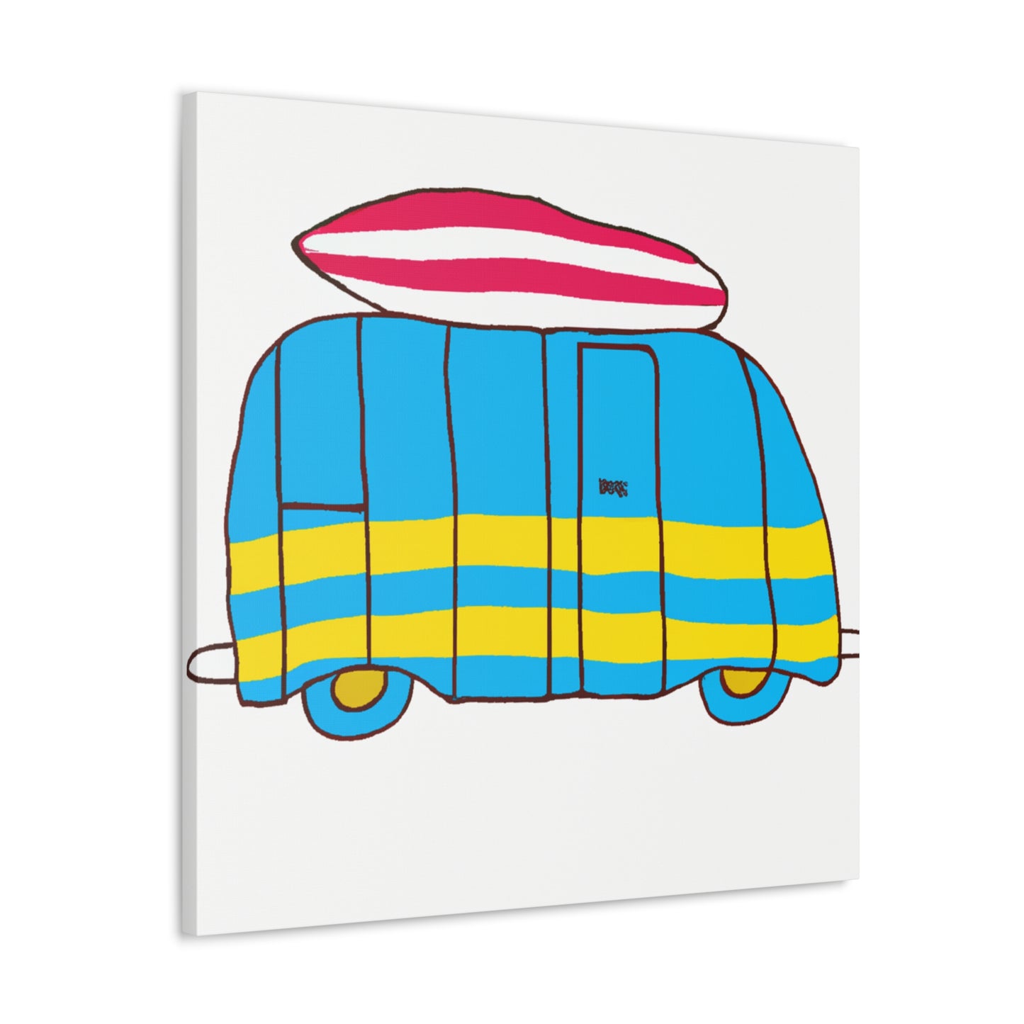Minimal Surfmobile - Minimalism - Canvas