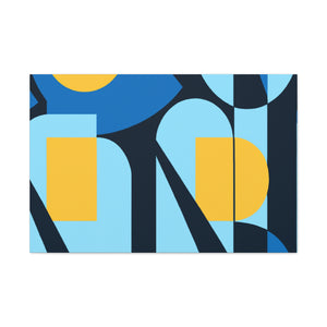 Abstract Pause - Midcentury - Canvas
