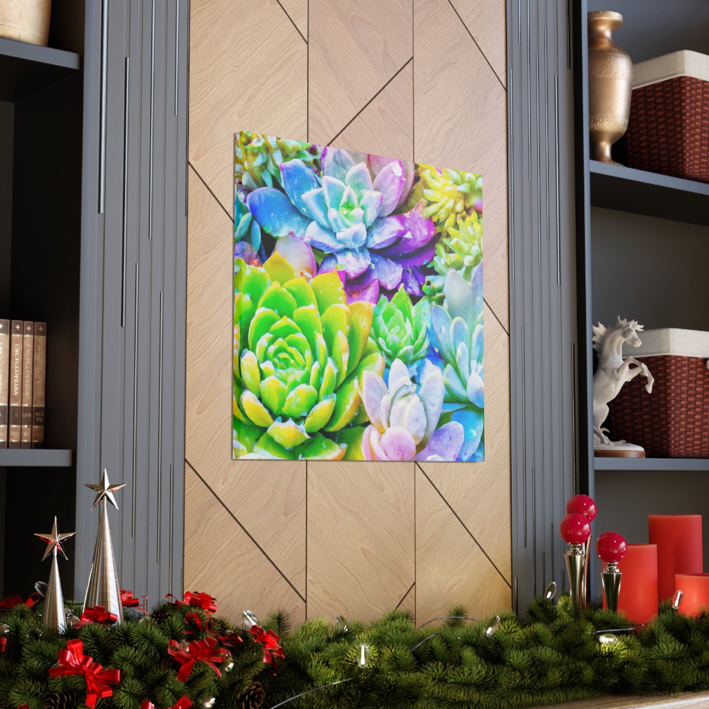 Garden of Bright Delights - Canvas - Succulent