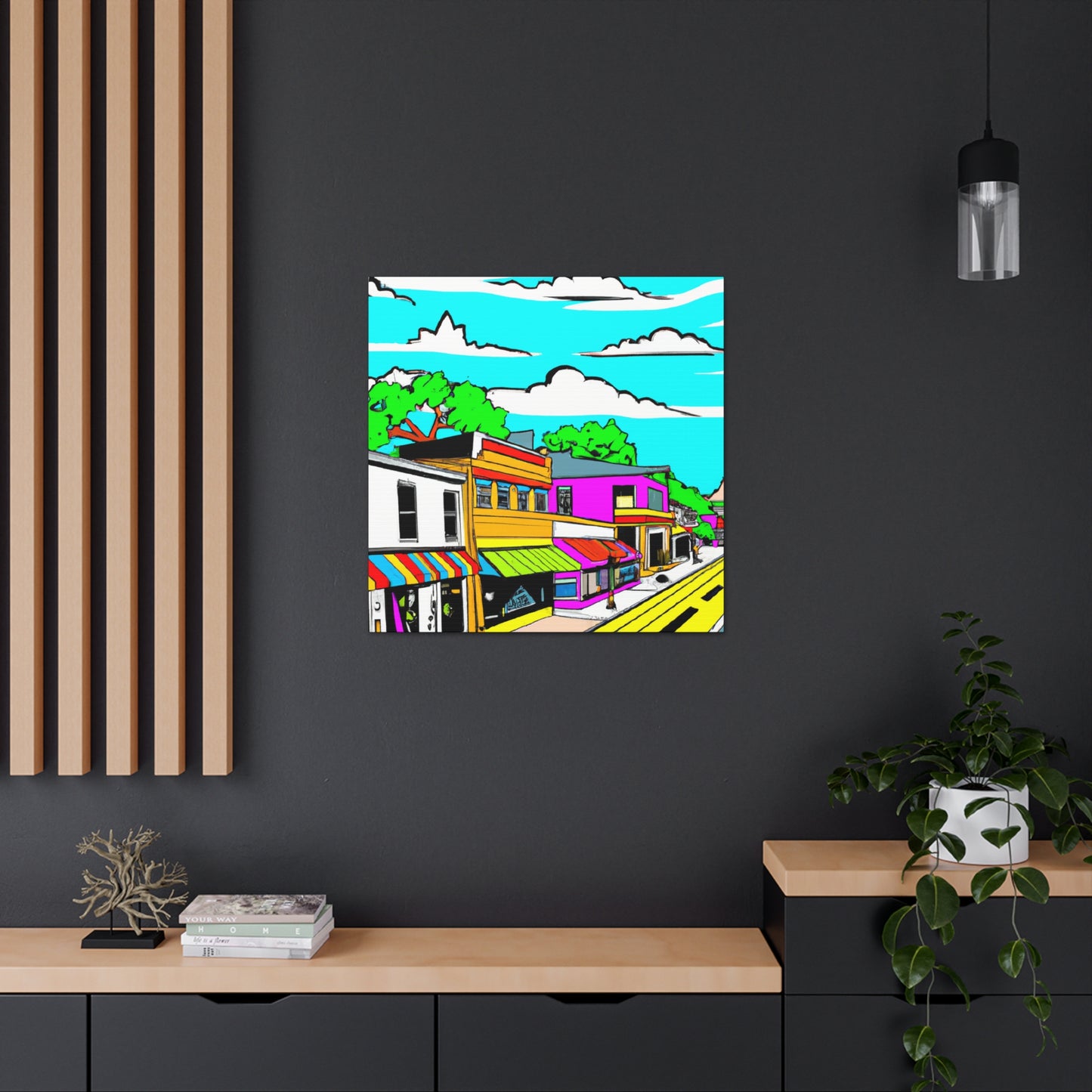 Specialville Avenue - Architectural Canvas Pop Art