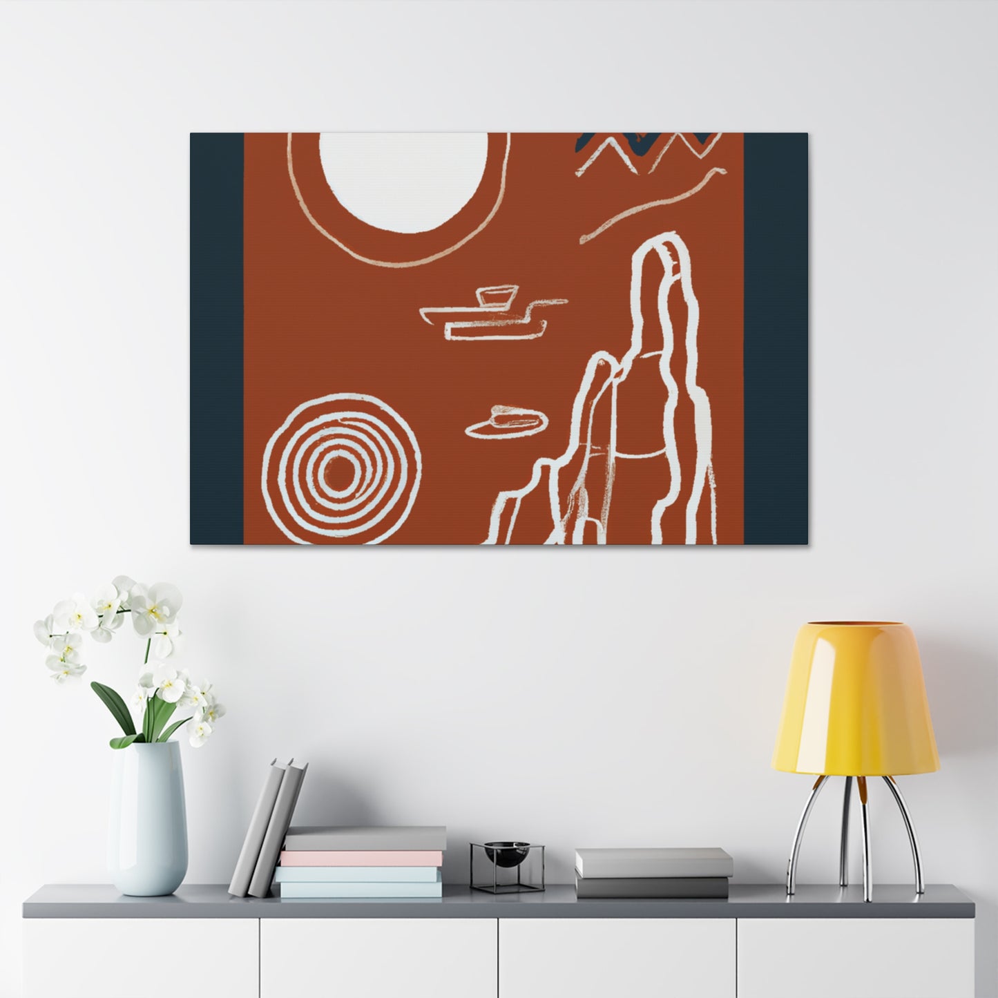 "Specklefluff" - Midcentury Canvas