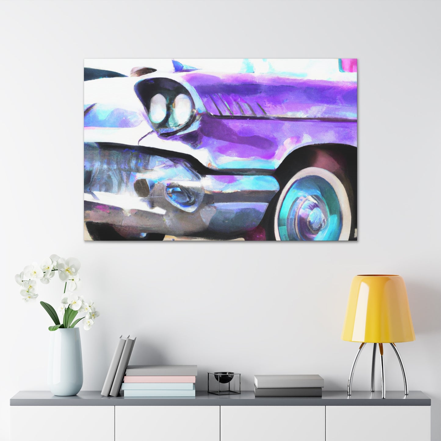 "Surging Tide". - Automobile Canvas