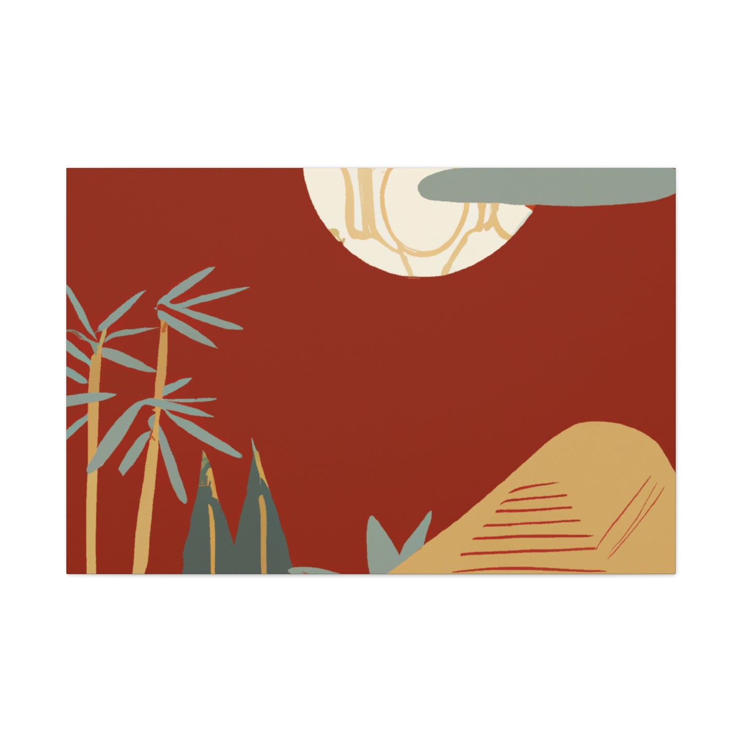 "Retro Refuge - Midcentury" - Canvas