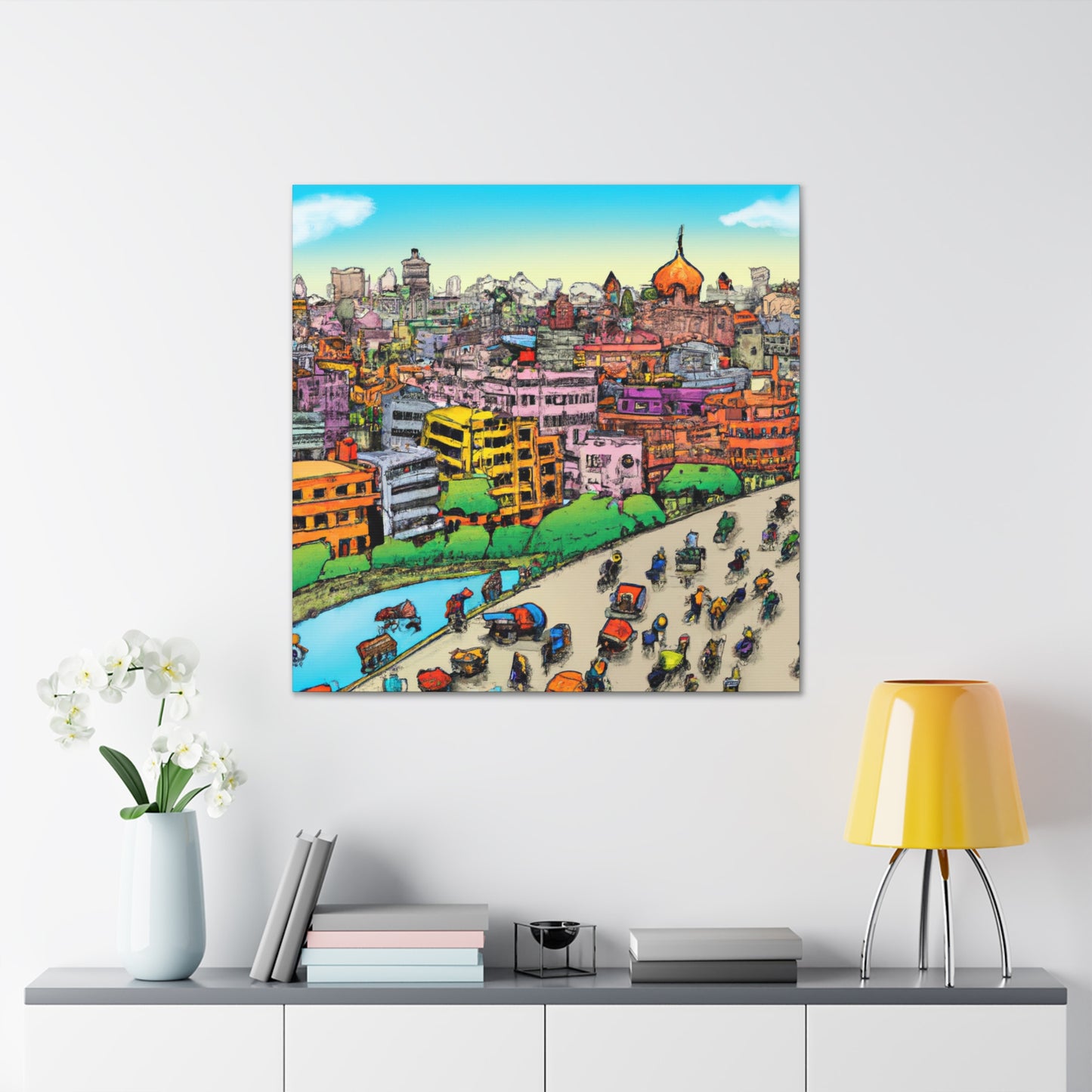 Saffron Spice - Destination India - Canvas