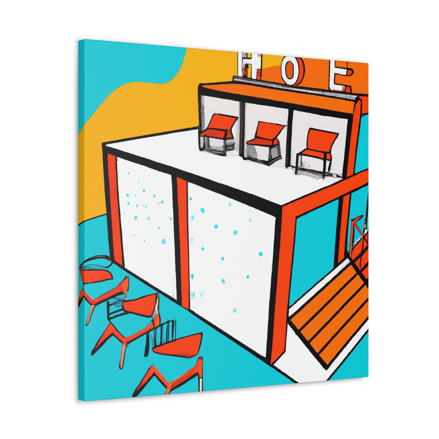"Soundscape Journey - Midcentury" - Canvas - Pop Art