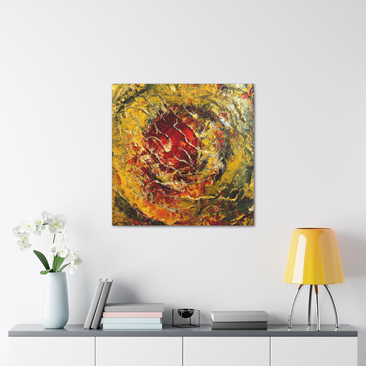 Volcano - Abstract Canvas