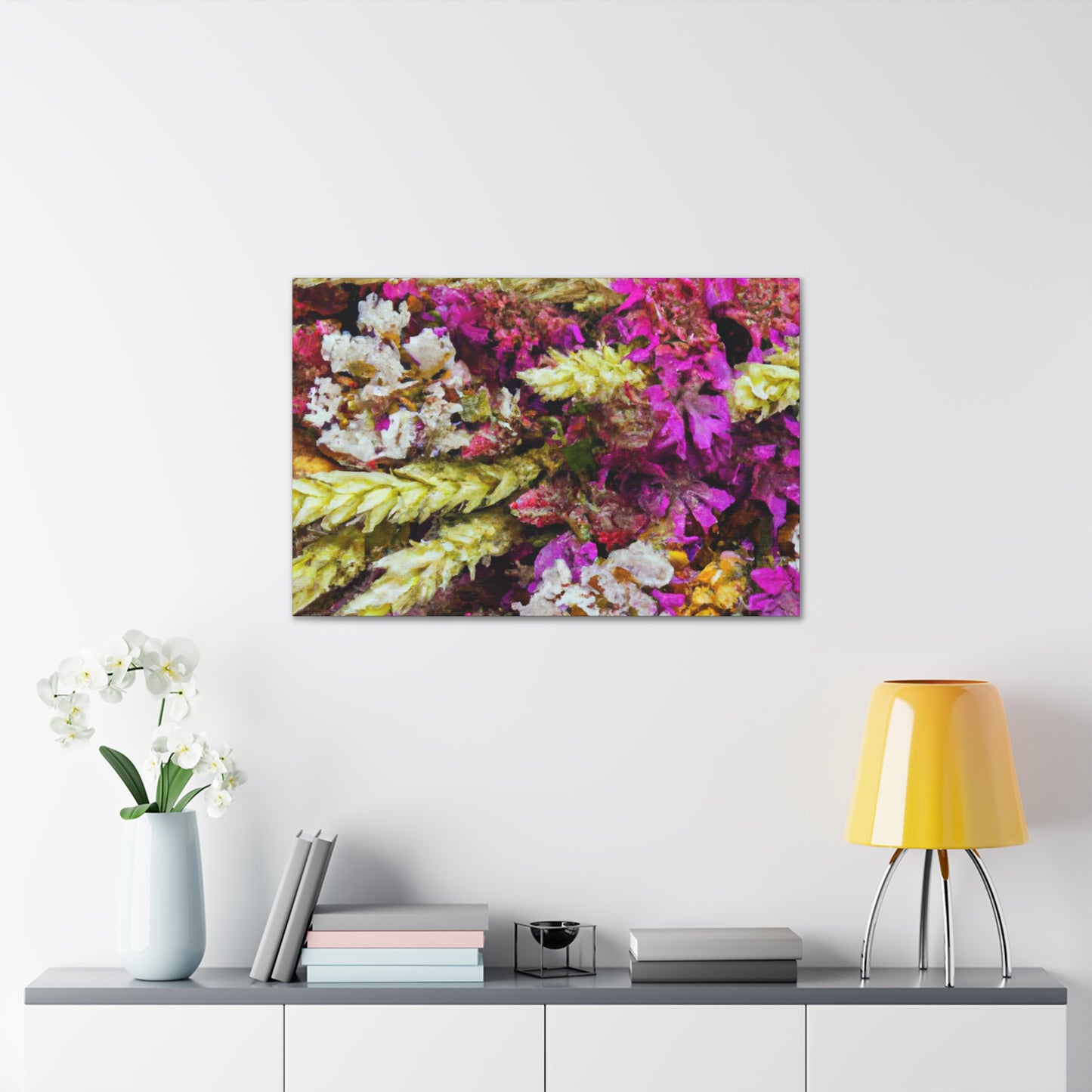 Flower Bed Fantasy. - Canvas - Floral