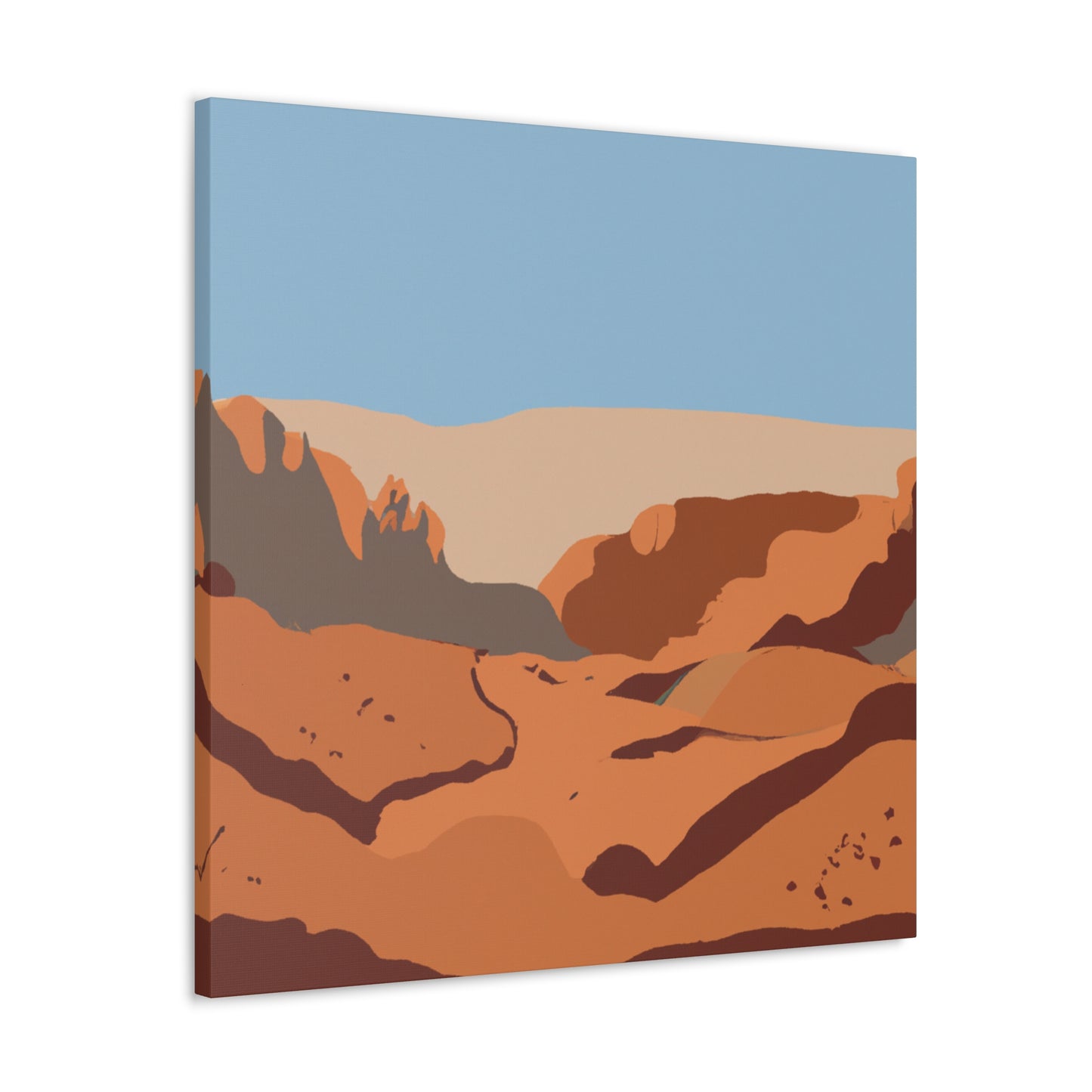 Dusty Paradise - Landscape - Canvas