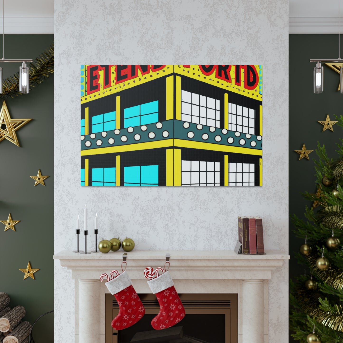 The Rocket Cafe. - Canvas Pop Art
