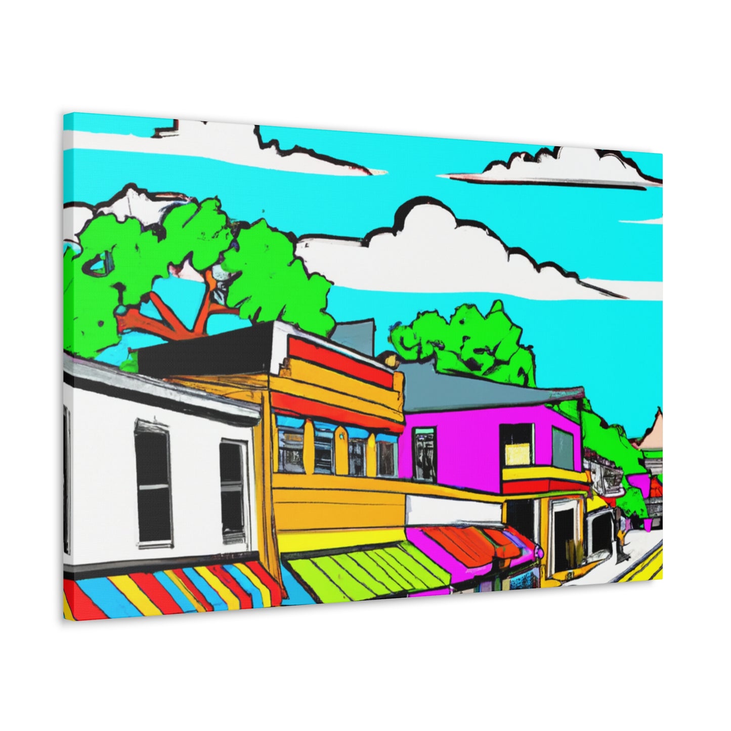 Specialville Avenue - Architectural Canvas Pop Art