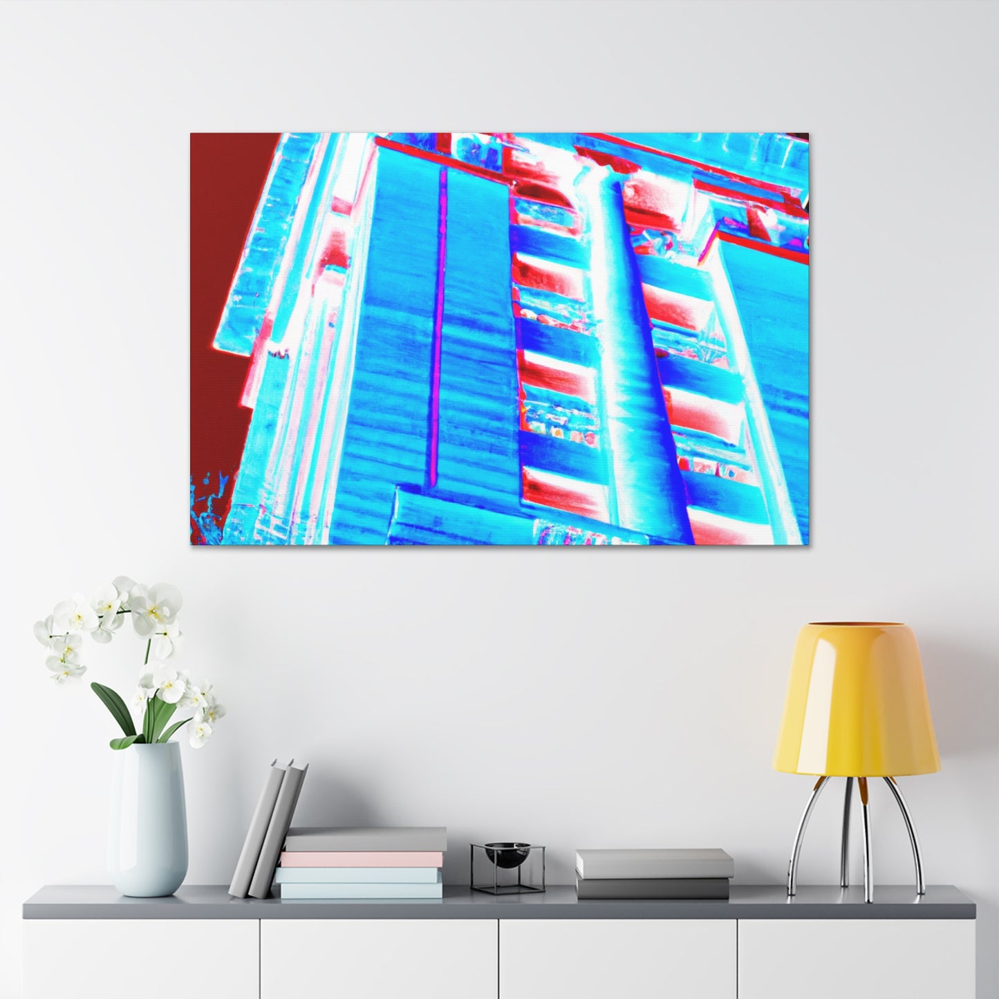 'Geometric Glitz: A Celebration of Art Deco Architecture' - Canvas