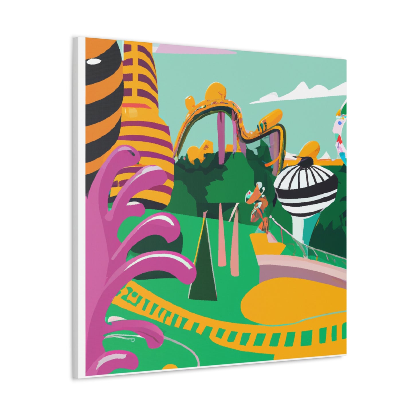 Verdant Valleyscape - Amusement - Canvas
