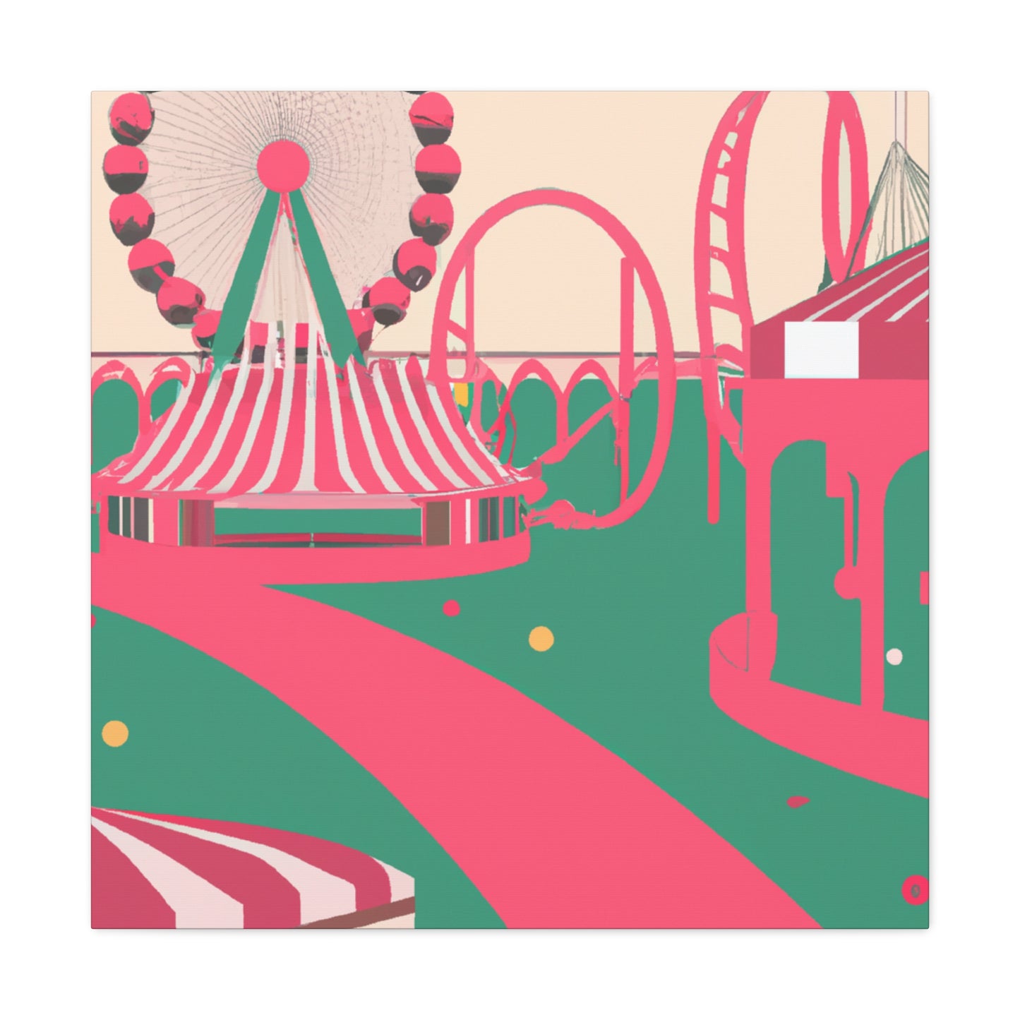 Giggle Frenzy - Amusement - Canvas