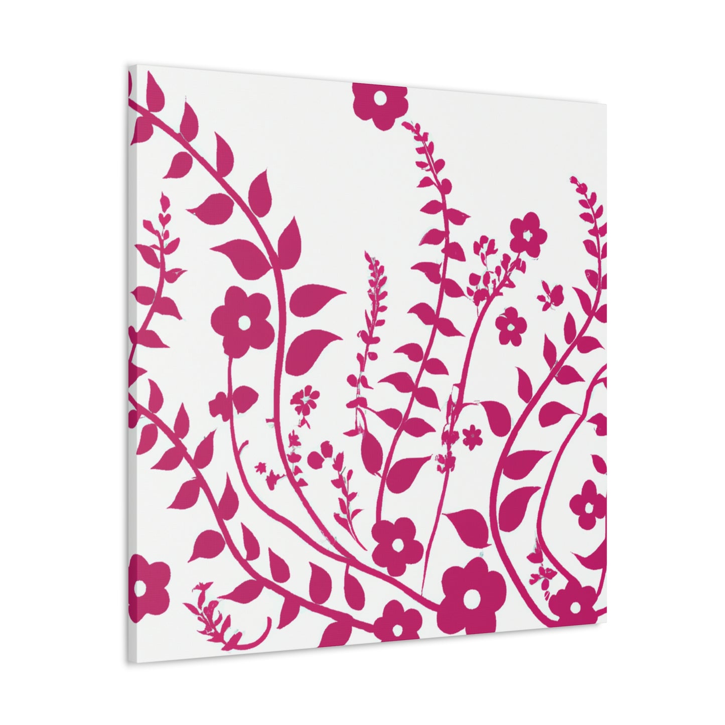 Carmine - Floral - Canvas