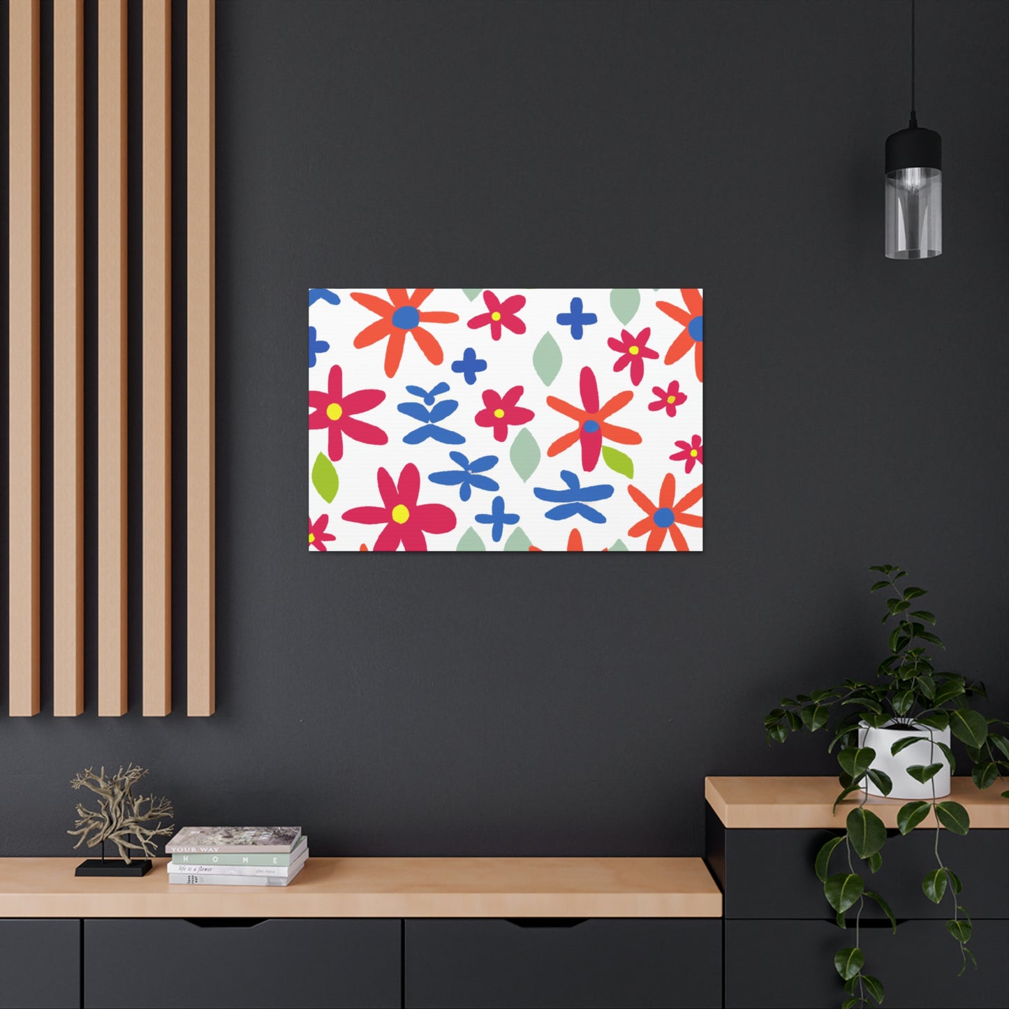 Blooming Joyfulness - Floral Canvas