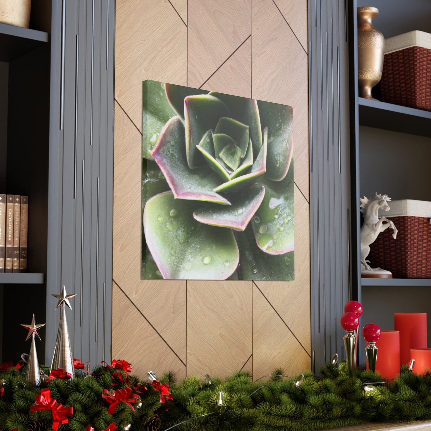"Garden of Plenty." - Canvas - Succulent