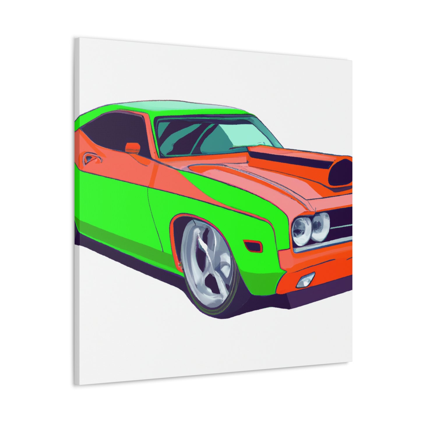 The Road Devil - Automobile - Canvas