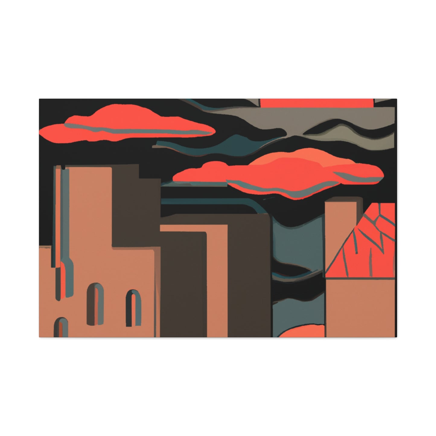 'Rising Star- Midcentury' - Canvas