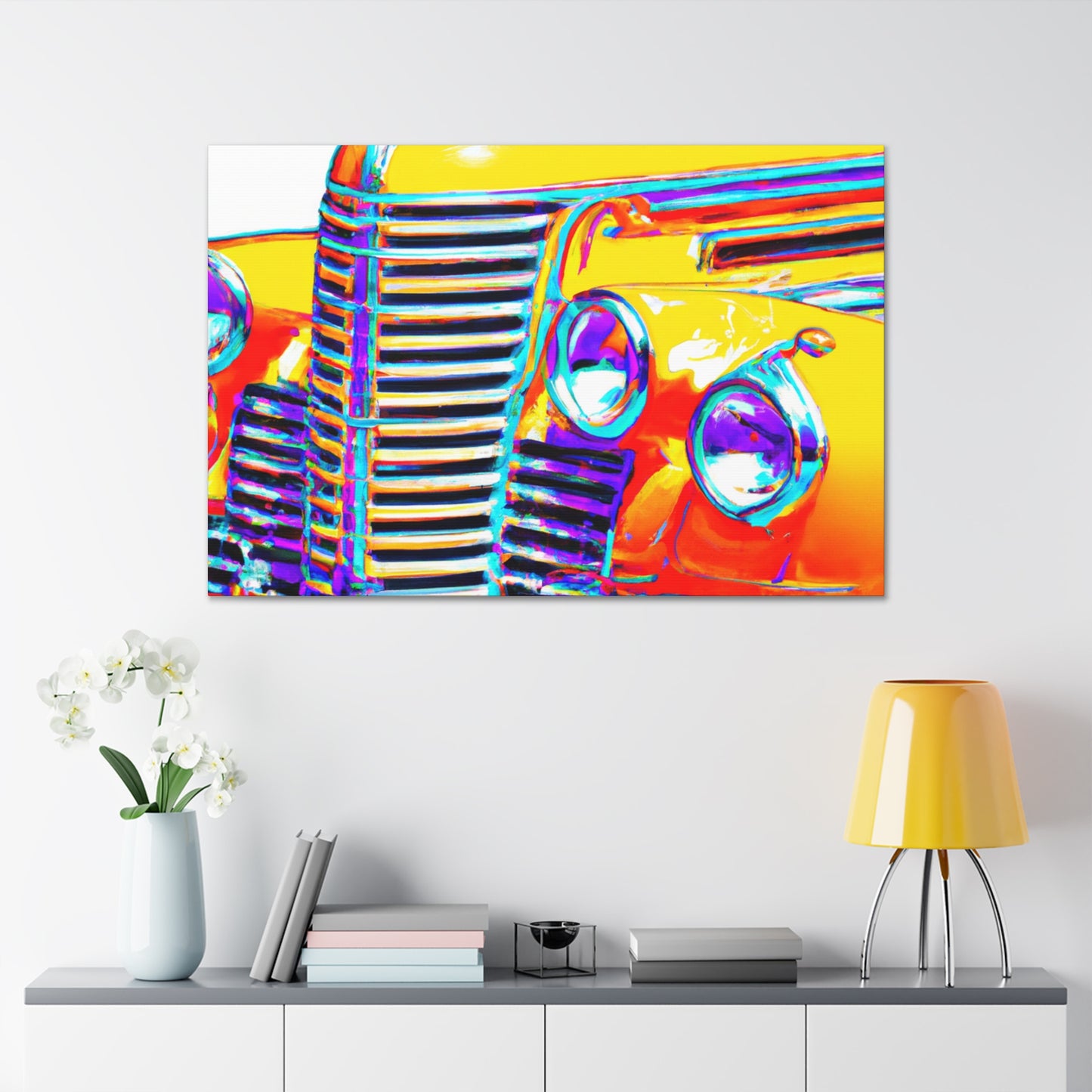 "Retro Rod" - Automobile Canvas
