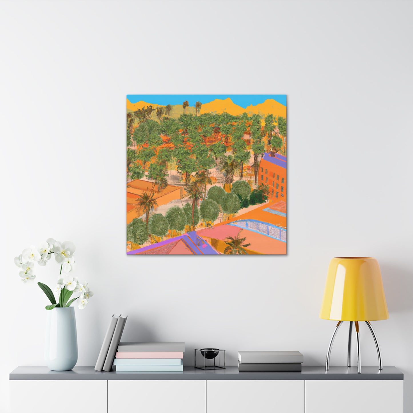 Desert Mirage - Architectural - Canvas