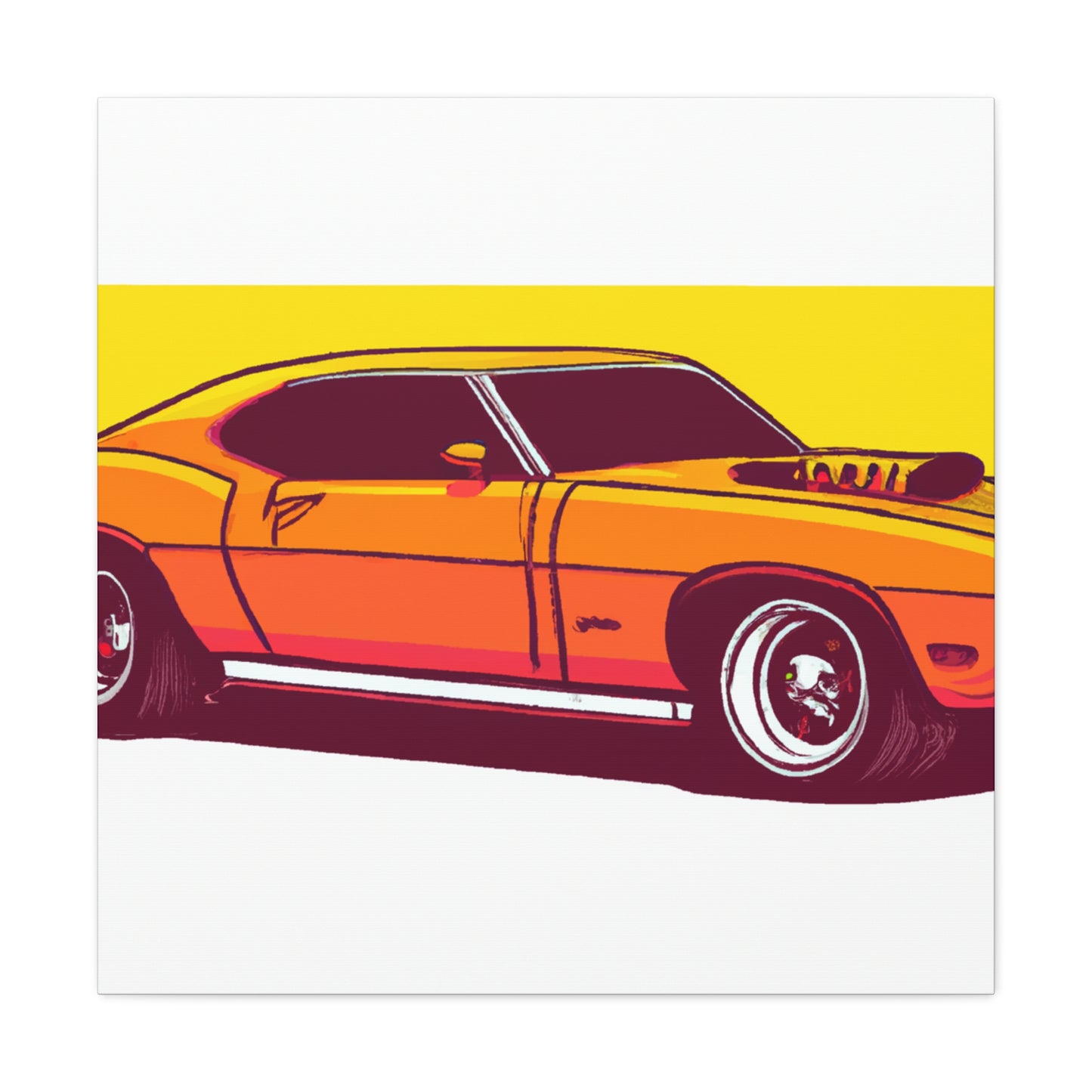 Traditional Flash - Automobile - Canvas