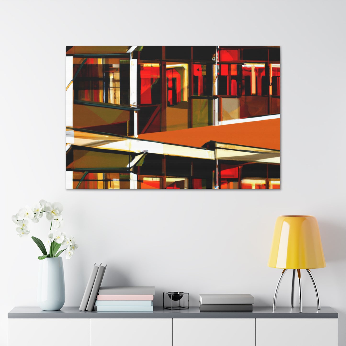 Burnt Windows - Canvas - Architectural