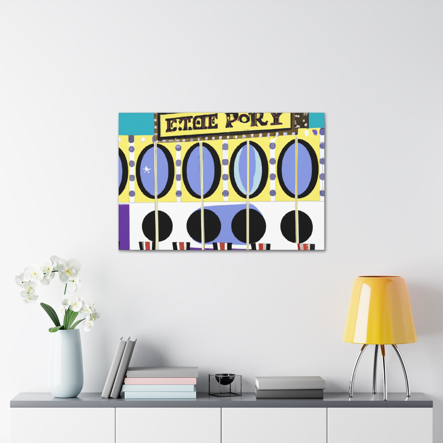 Kwik-Peep Mirror Shop. - Canvas - Pop Art