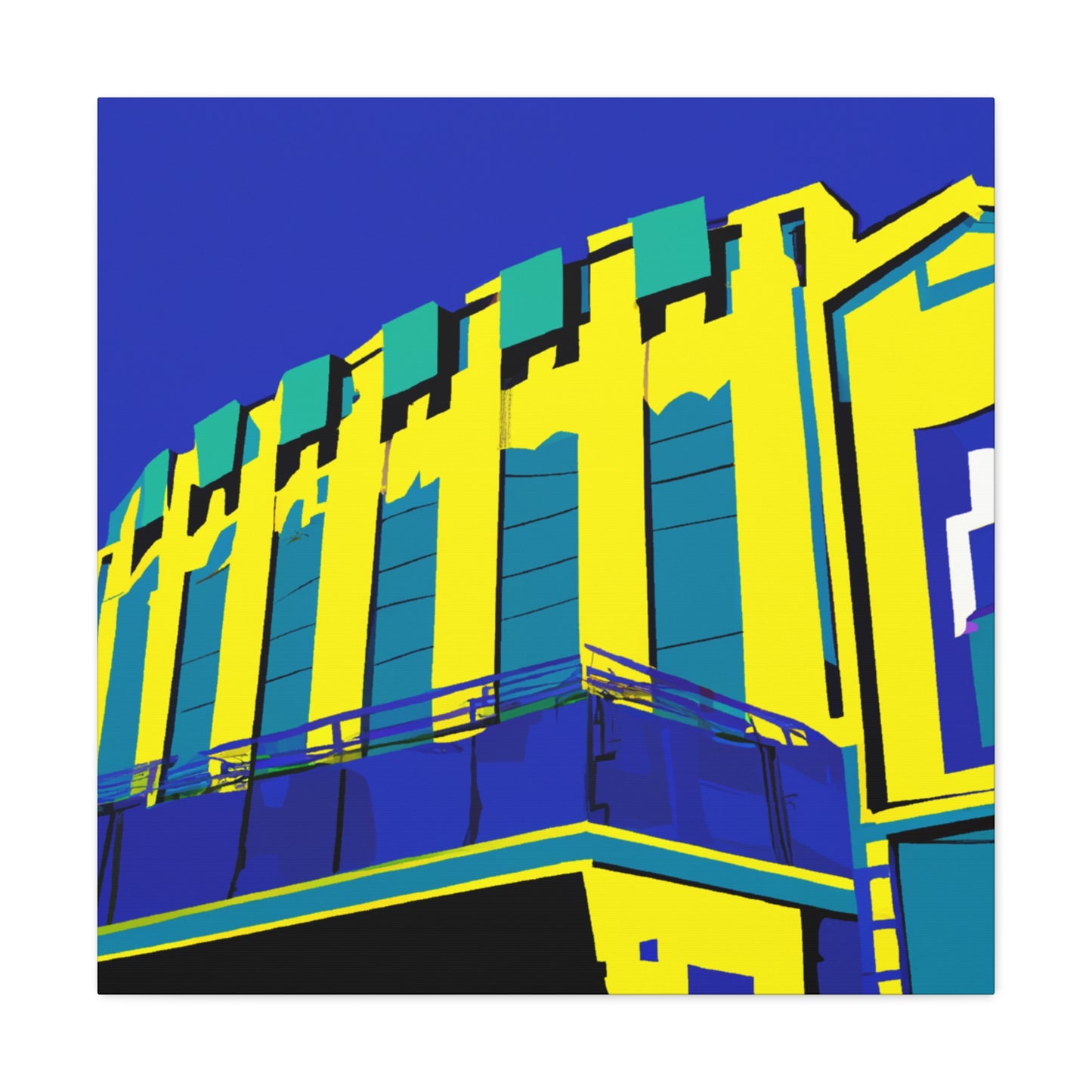 Moolah's Family Funplex - Architectural Canvas Pop Art