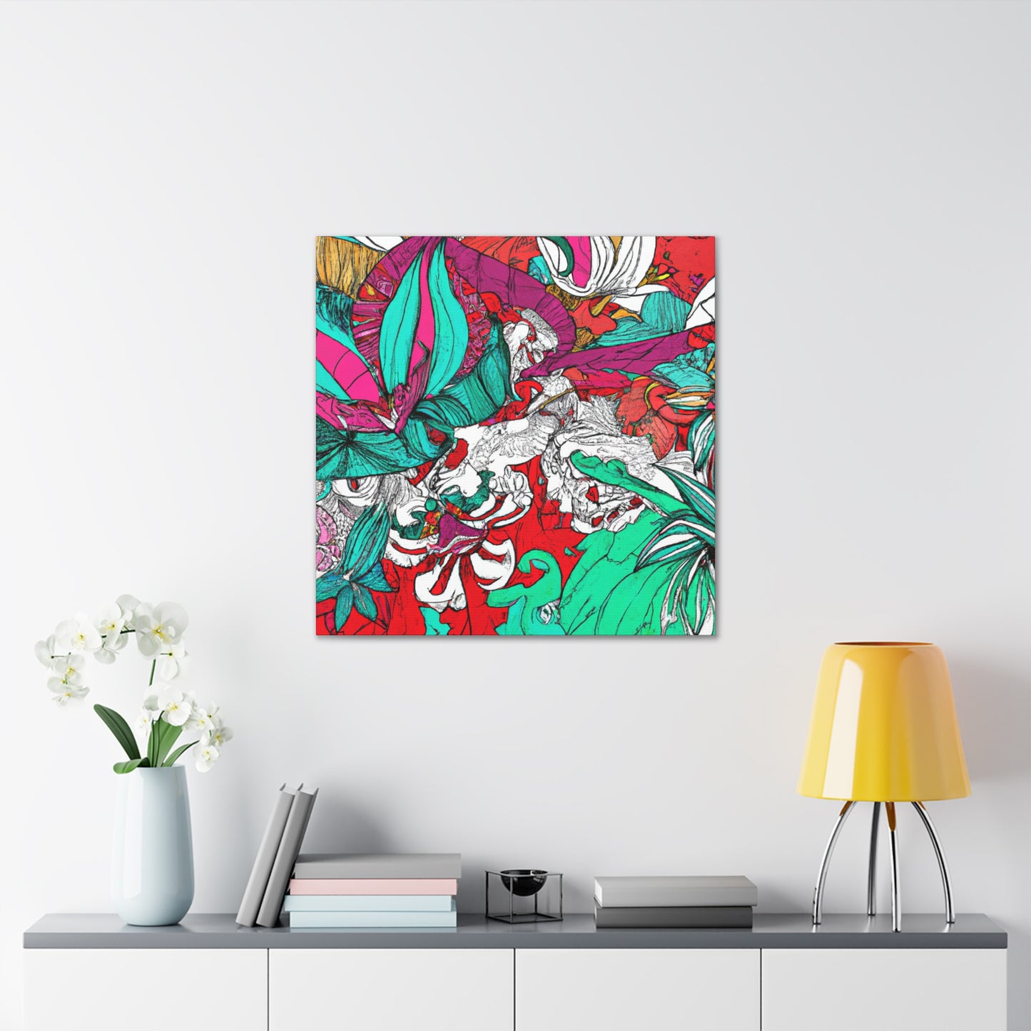 Mystery Blush - Floral - Canvas