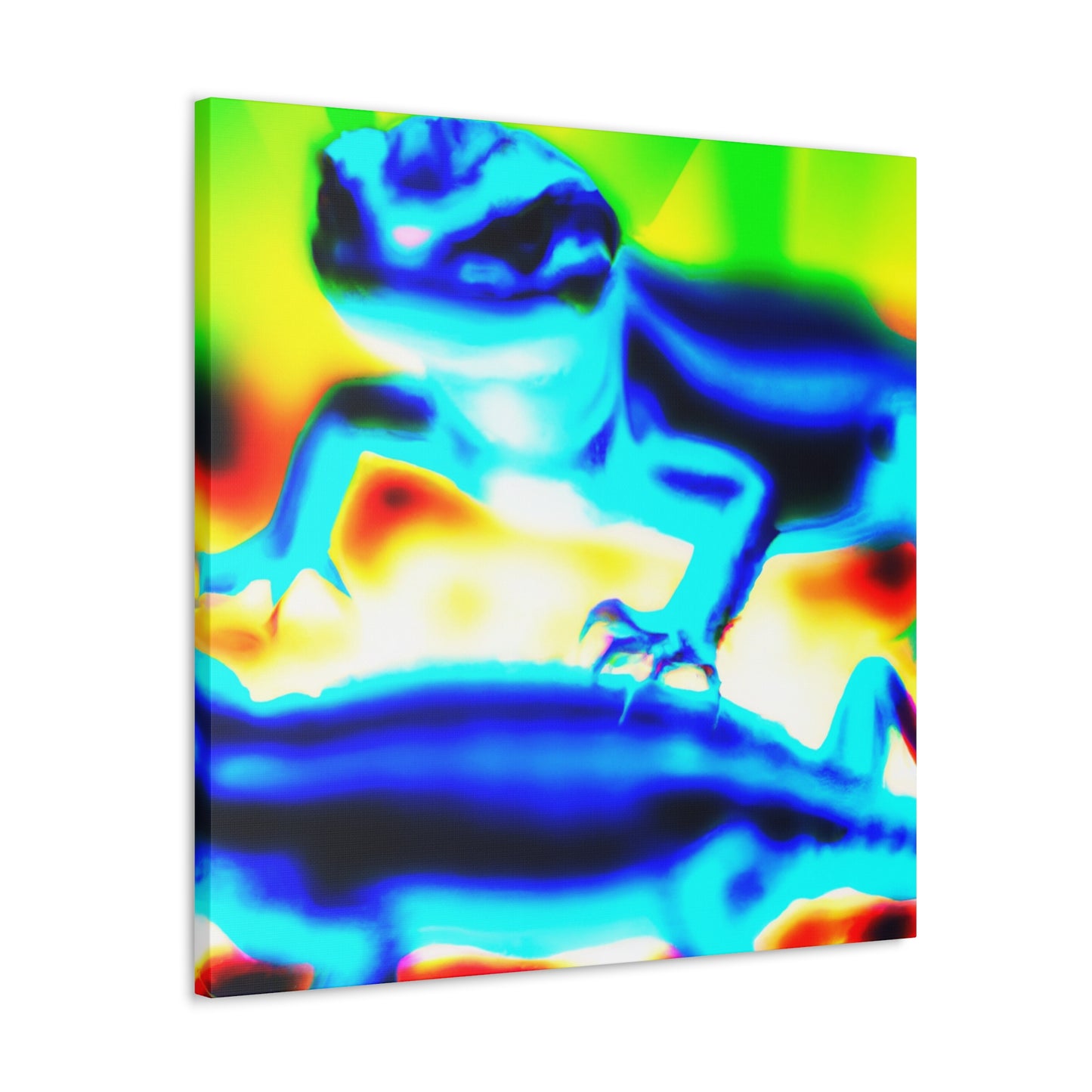 Lemonburst Lynx - Canvas - Abstract