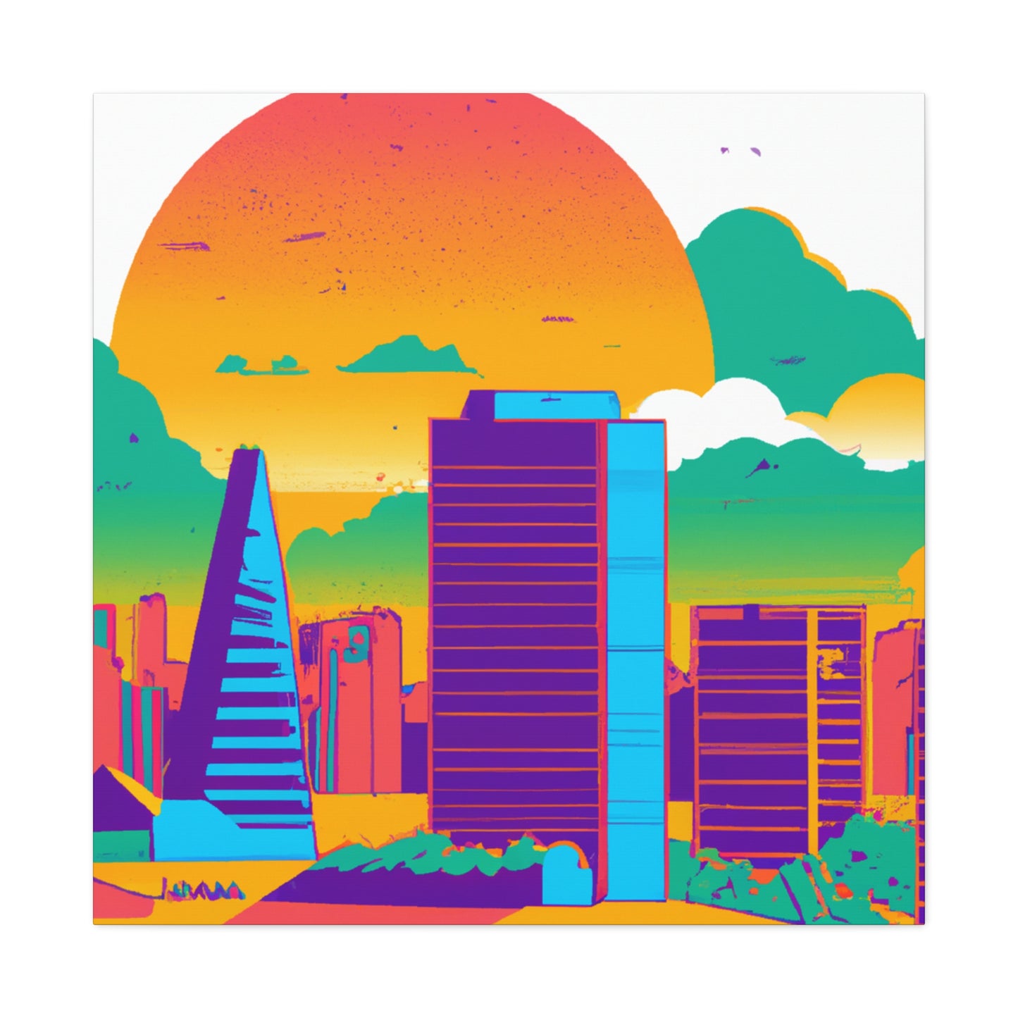 Cielo Azul - South America - Canvas