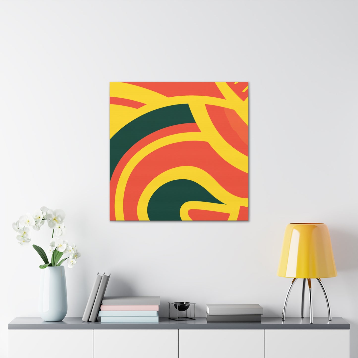 Graceful Glide- Midcentury - Canvas