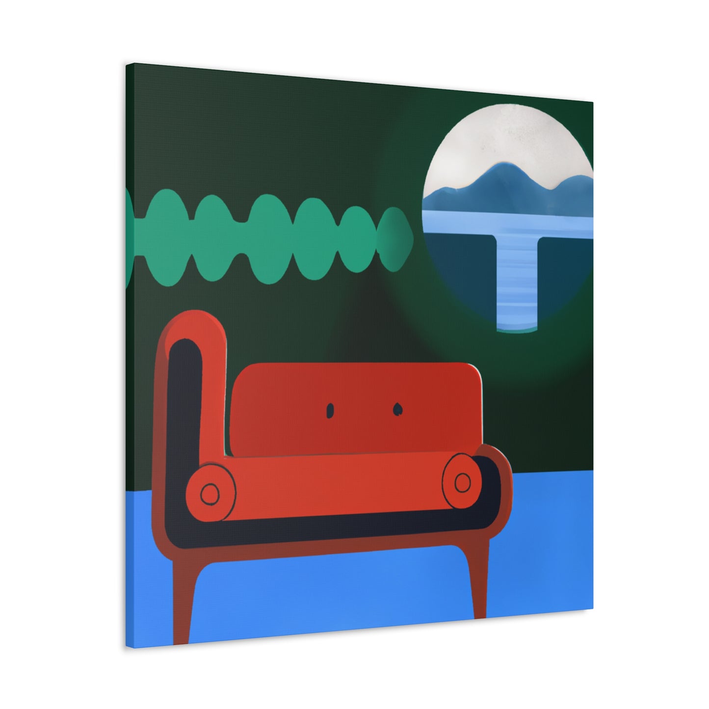 Fracture Fusion- Midcentury - Canvas