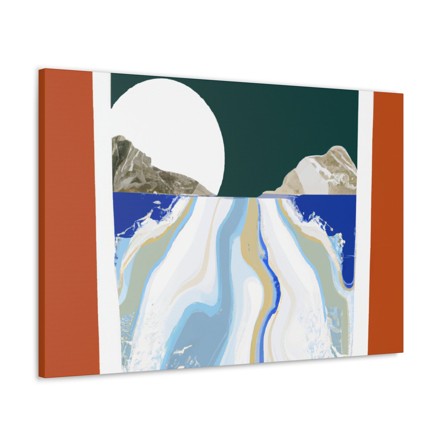 Icy Slope - Midcentury Canvas