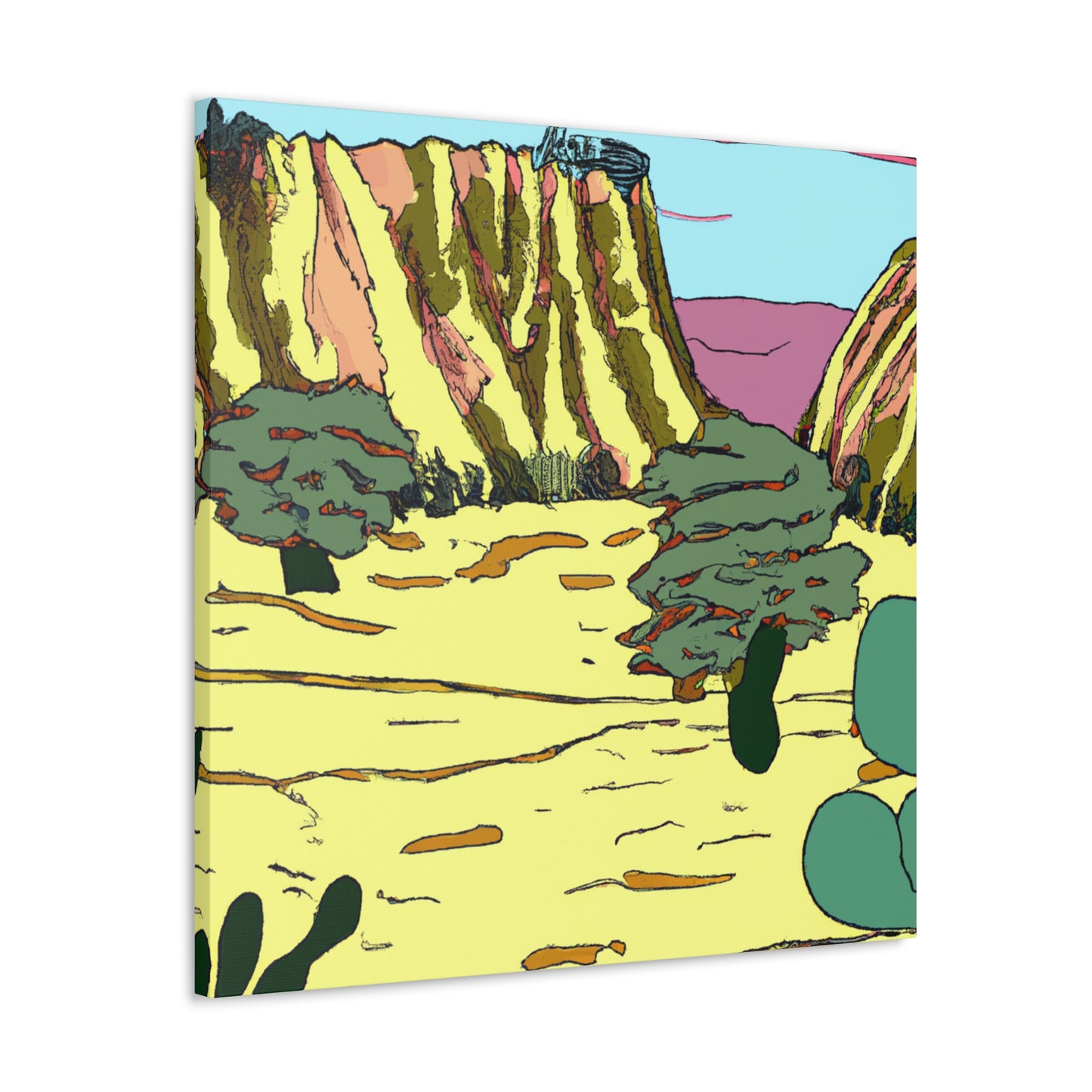 Dusty Mirage-Landscape - Canvas
