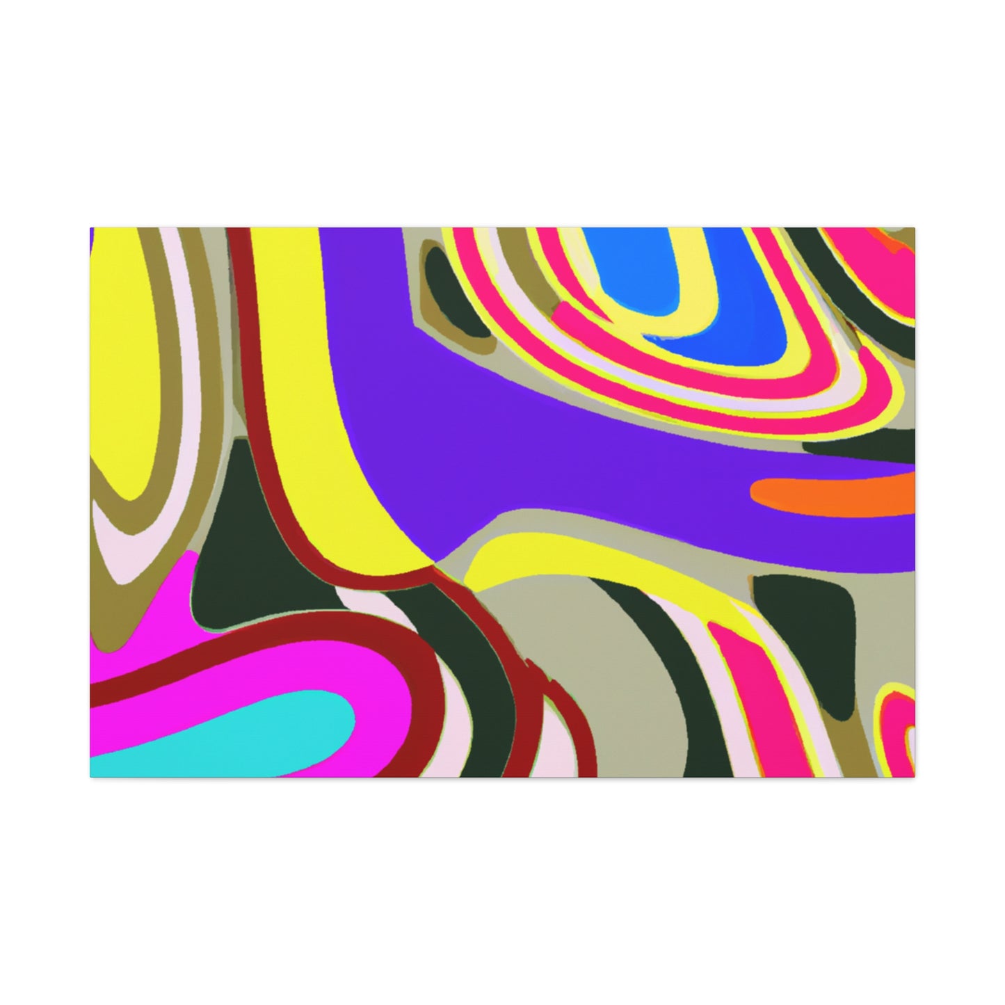 Azure Mist - Abstract - Canvas