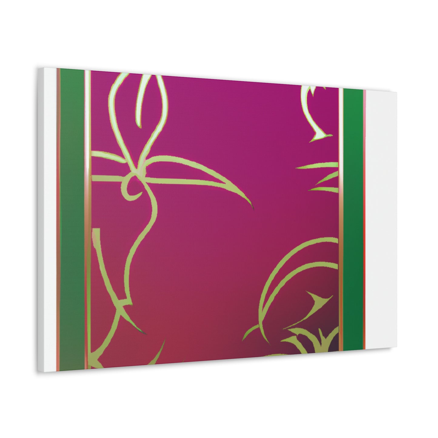 Pink Panel - Glass Canvas