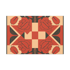 Game Of Roses - Midcentury Canvas