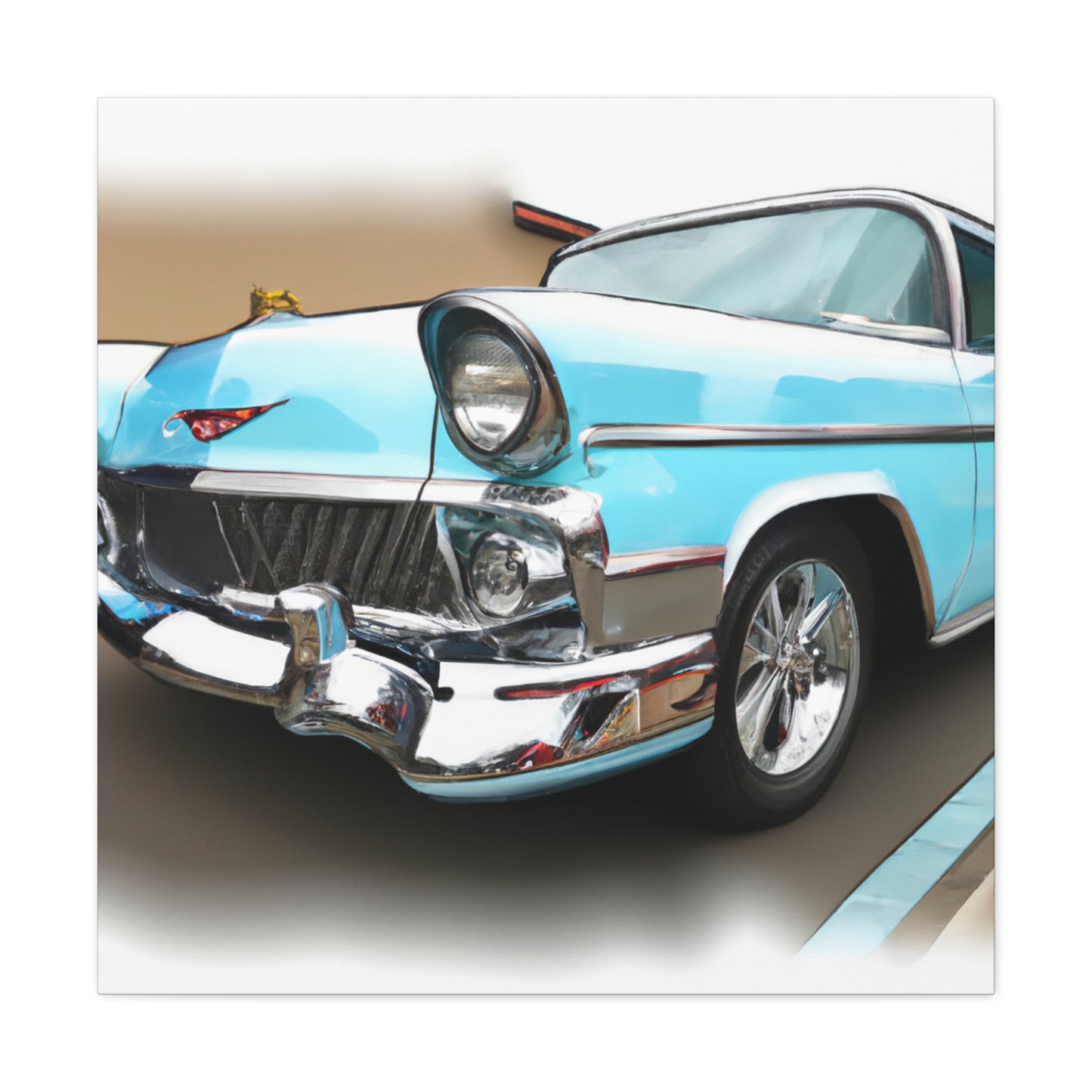 Mean and Sleek - Automobile Canvas