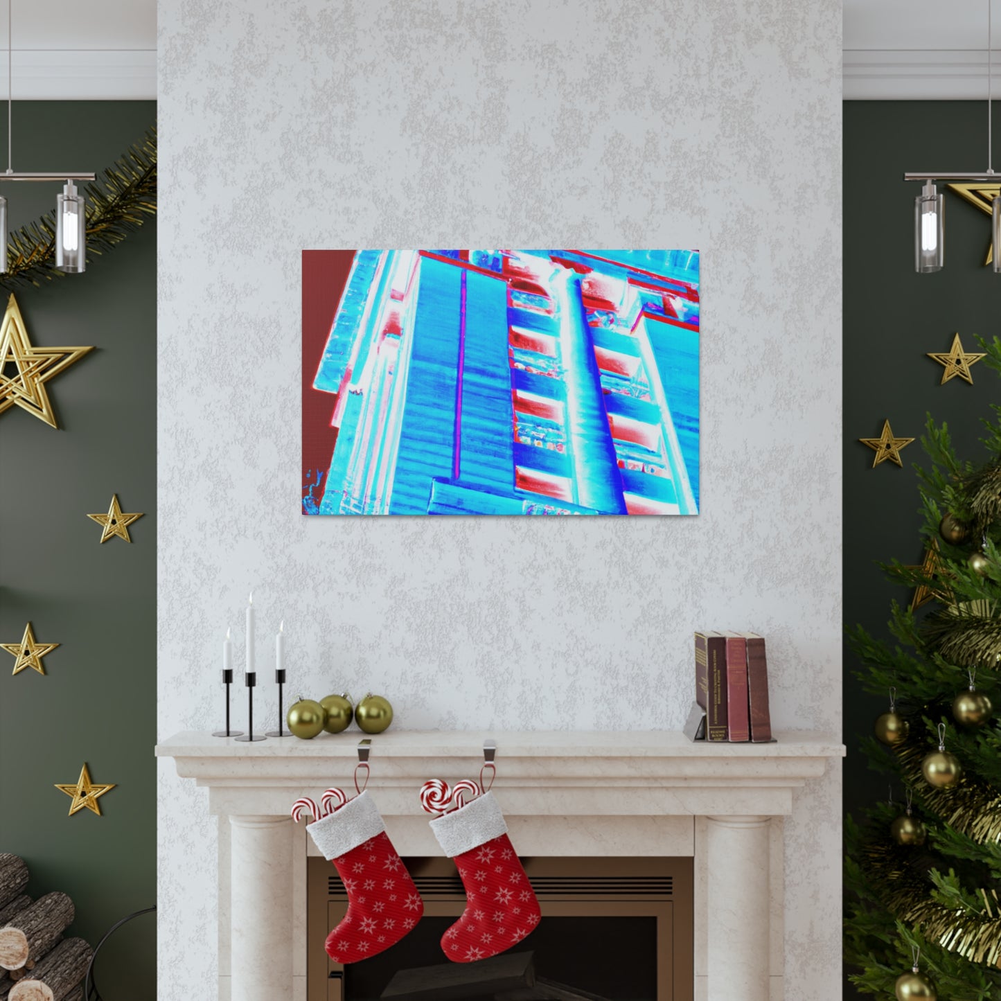 'Geometric Glitz: A Celebration of Art Deco Architecture' - Canvas