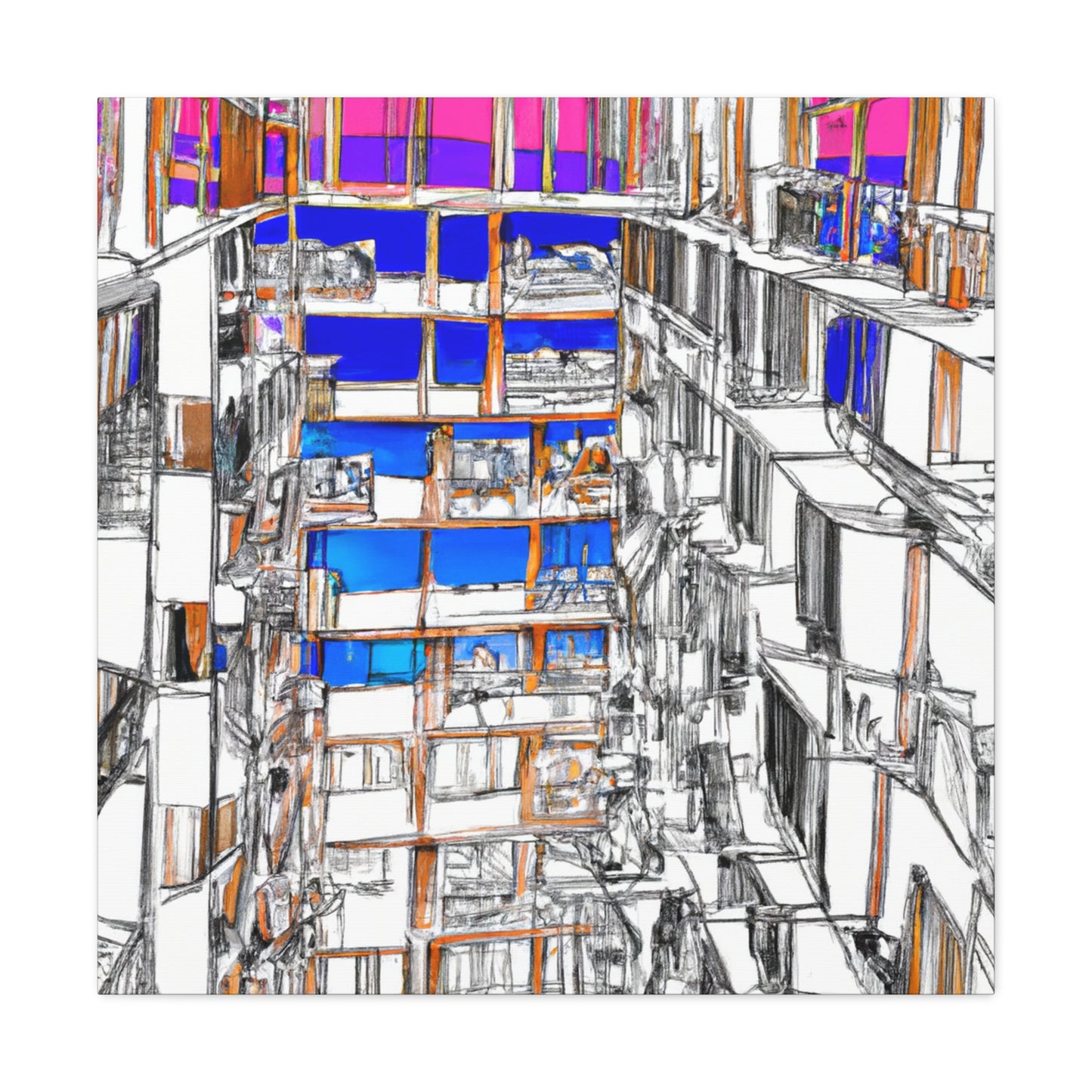 Vast Rise- Canvas - Architectural