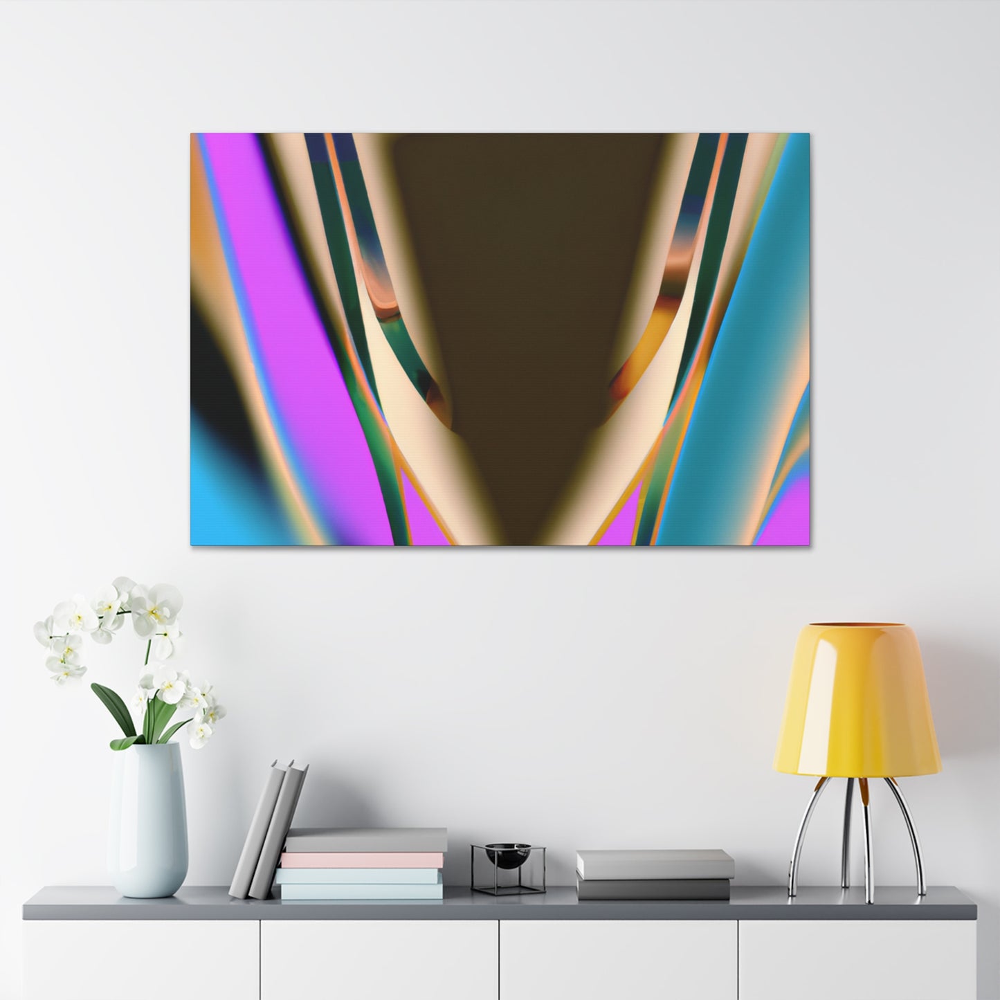 Galactic Geometry: A Visual Exploration of Art Deco's Intergalactic Architectural Influences - Canvas