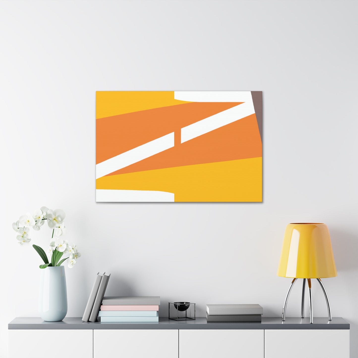 Geometric Flourish - Midcentury - Canvas