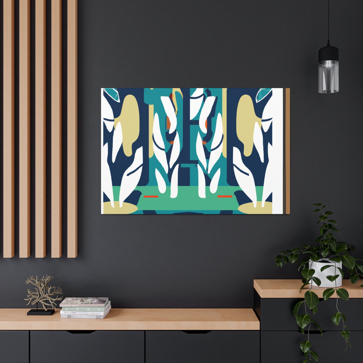 Chimpmunko - Midcentury Canvas